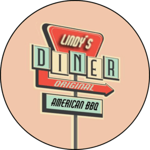 Lindy's Diner Logo: Erstellt und designt von Benny's Grafikstudio in Lahr