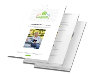 Mockup der von Benny's Grafikstudio erstellten Website für die Akademie der Energiearbeit, entwickelt von Ihrer Webdesign Agentur in der Ortenau.