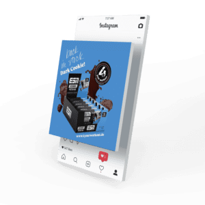 Mockup des von Benny's Grafikstudio erstellten Social Media Post für 4yourWorkout, entwickelt von Ihrer Social Media Agentur in der Ortenau.