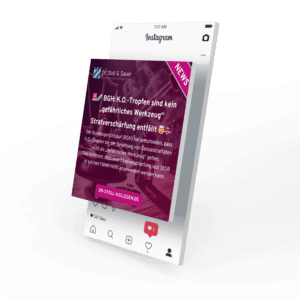 Mockup des von Benny's Grafikstudio erstellten Social Media Post für Dr. Stoll & Sauer, entwickelt von Ihrer Social Media Agentur in der Ortenau.