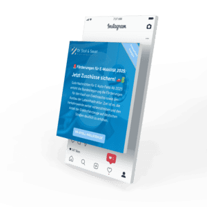 Mockup des von Benny's Grafikstudio erstellten Social Media Post für Dr. Stoll & Sauer, entwickelt von Ihrer Social Media Agentur in der Ortenau.