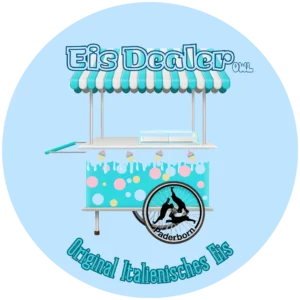 Vorschau des von Benny's Grafikstudio erstellten Logo´s für den Eisdealer, entwickelt von Ihrer Logodesign Agentur in der Ortenau.