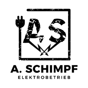 Vorschau des von Benny's Grafikstudio erstellten Logo´s für den Elektrobetrieb "Alexander Schimpf", entwickelt von Ihrer Logodesign Agentur in der Ortenau.
