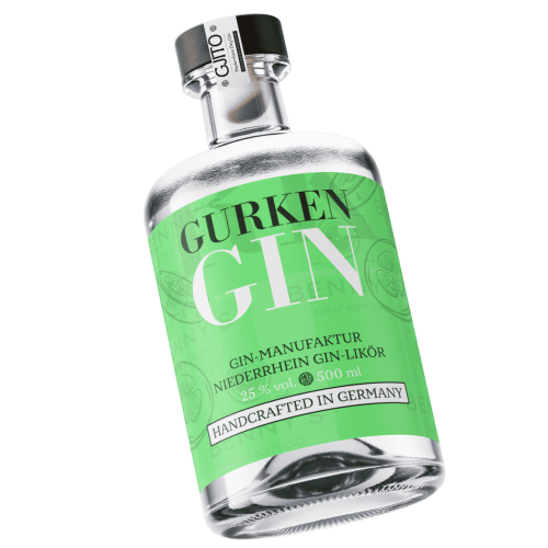 Mockup eines Produktetiketts für Gjito, gestaltet von Benny's Grafikstudio, Ihrer Grafikdesign Agentur in der Ortenau.