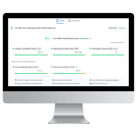 Mockup der von Benny's Grafikstudio durchgeführten SEO Analyse & Optimierung für verschiedene Kunden, entwickelt von Ihrer SEO Agentur in der Ortenau.